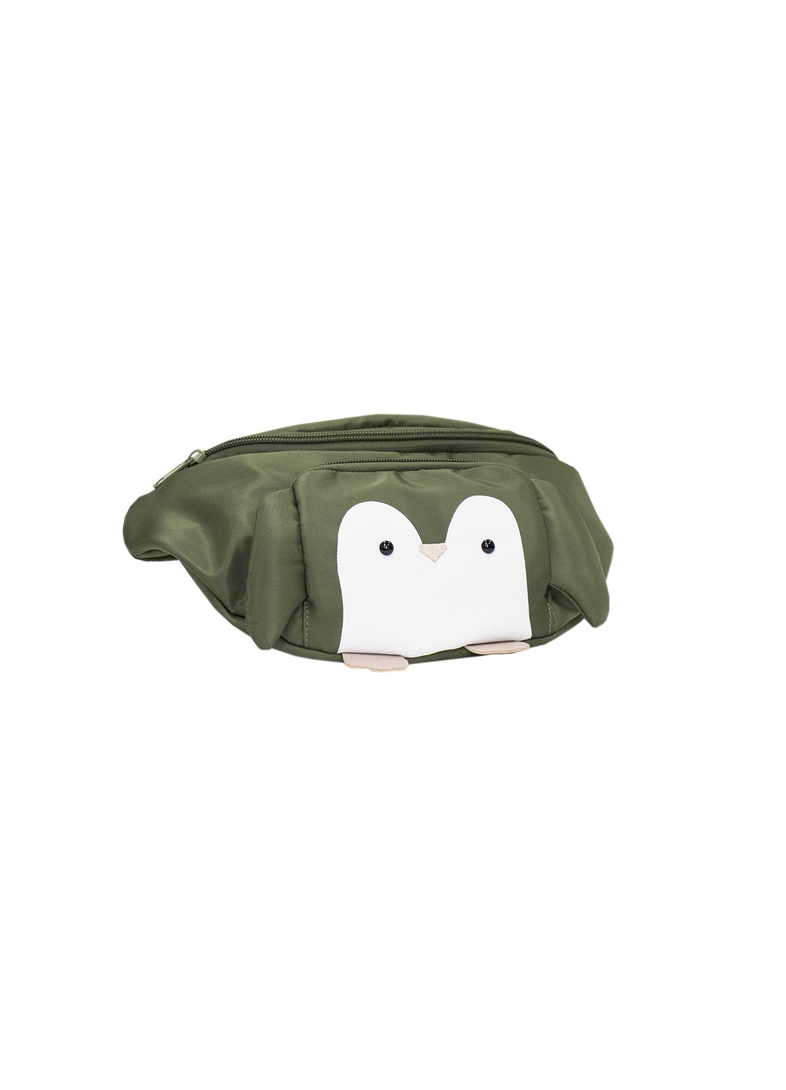Sac banane mode animaux pour enfant "petit pingouin" vert - Miyu Forest - Yuko B.