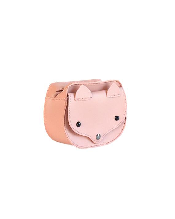 Sac bandoulière enfant - Sam le petit Renardeau Rose - Yuko B.