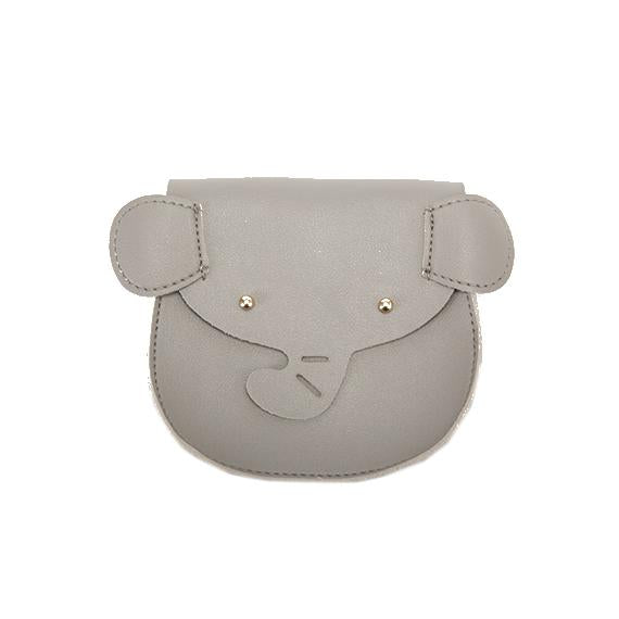 Sac bandoulière enfant - Suki l'éléphanteau Gris - Yuko B.