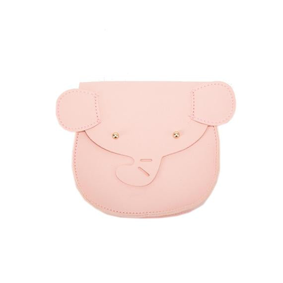 Sac bandoulière enfant - Suki l'éléphanteau Rose - Yuko B.