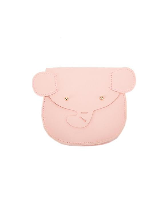 Sac bandoulière enfant - Suki l'éléphanteau Rose - Yuko B.