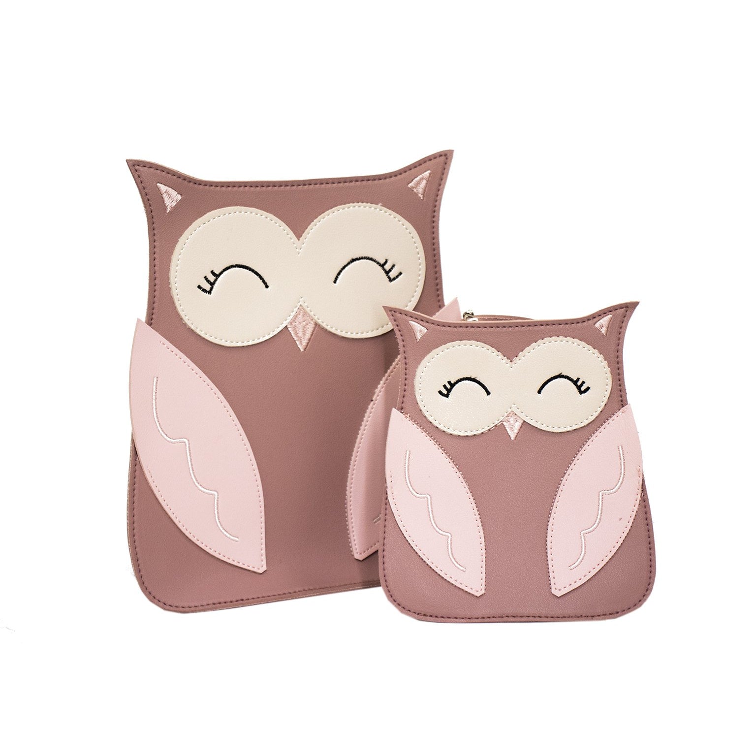 Sac bandoulière réglable animaux pour enfant "bébé chouette"- Baby Jen Rose - Yuko B.