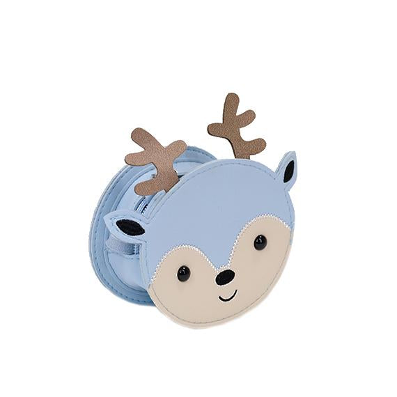 Sac bandoulière enfant - Shoo le petit Rennes bleu - Yuko B.