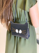 Sac bandoulière enfant - Yang le chaton Noir - Yuko B.