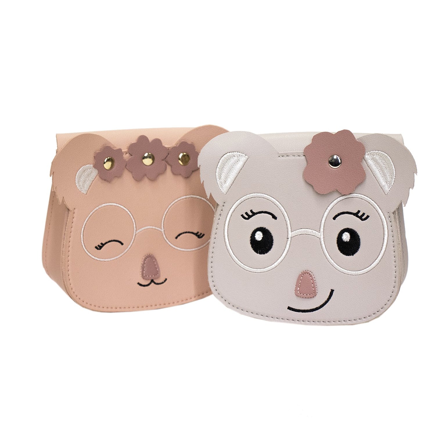 Sac bandoulière enfant - Yori le petit koala Gris - Yuko B.