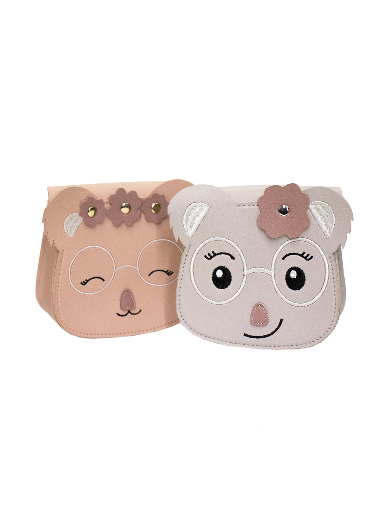 Sac bandoulière enfant - Yori le petit koala Gris - Yuko B.