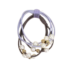 Élastiques cheveux - Pearls band Mauve — Yuko B.