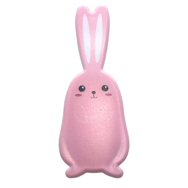 Brosse à cheveux pour enfants - Lapin rose — Yuko B.