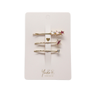 Barrettes à cheveux - Trio Etoilé - Pink — Yuko B.