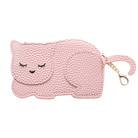 Porte monnaie Chat Katie - Le chaton élégant Rose — Yuko B.