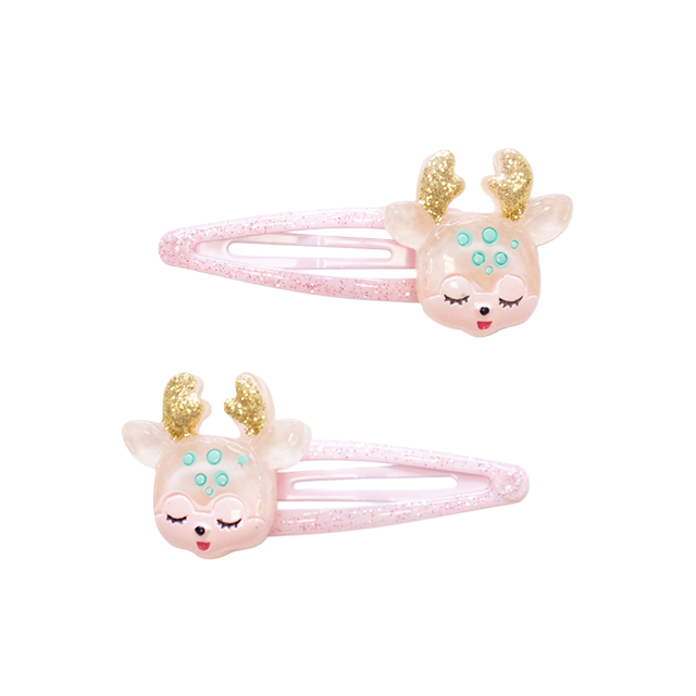 Barrettes à cheveux - Petits Rennes - Flakes — Yuko B.