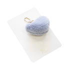 Bijou de sac - porte clés - Pompon - Gris — Yuko B.