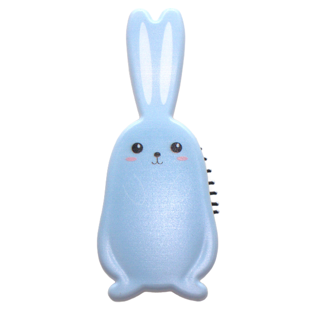 Brosse à cheveux pour enfants - Lapin bleu — Yuko B.