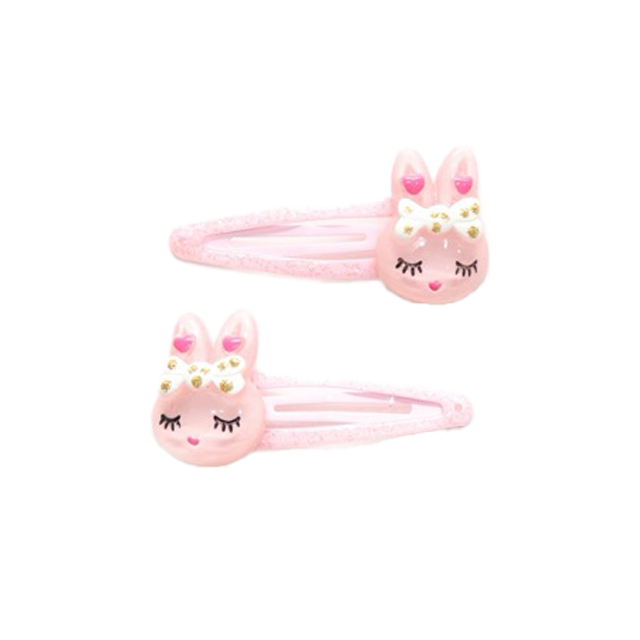 Barrettes à cheveux - Petits lapins - Bella — Yuko B.