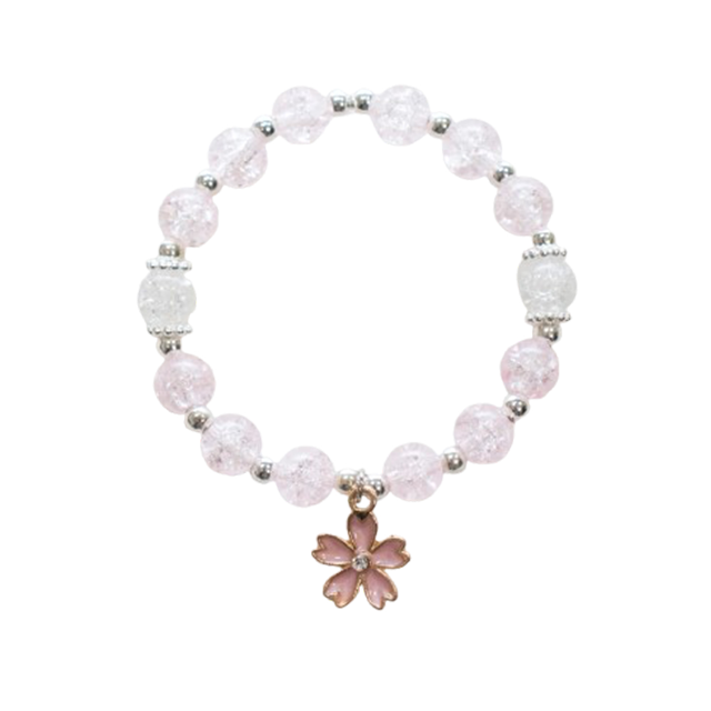 Bracelet de perles - Pivoine rose — Yuko B.