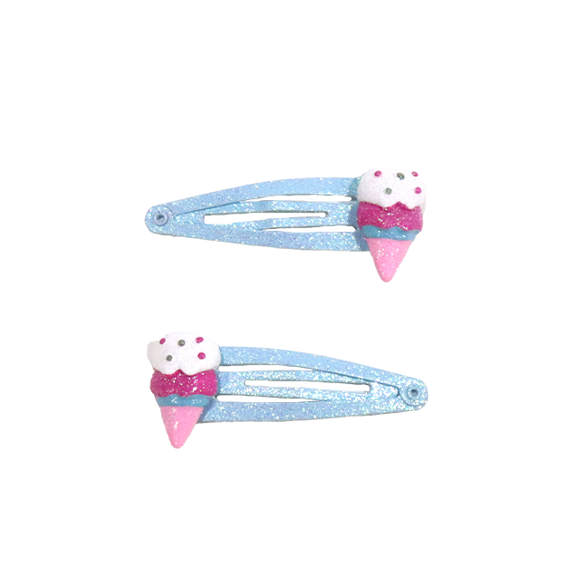 Barrettes à cheveux -  Glaces - Ice Cream — Yuko B.