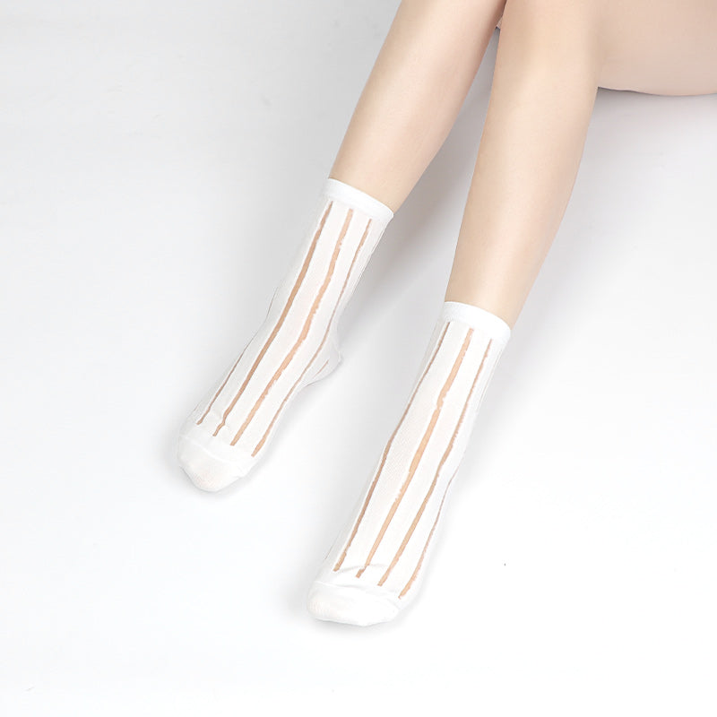 Chaussettes en voile résistant Aileen - Yuko B.