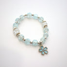 Bracelet de perles - Pivoine bleu - Yuko B.