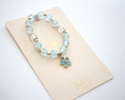 Bracelet de perles - Pivoine bleu - Yuko B.