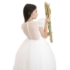 Robe de cérémonie CLARA - Blanche - Taille: 130 cm(7/8 ans) — Yuko B.