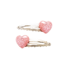 Duo Barrettes Premium Enfant - Sparkle Eclats de Coeurs — Yuko B.