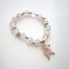 Bracelet de perles roses pour enfants - Biche - Yuko B.