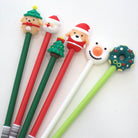 Ensemble de 6 stylos fantaisie Gamme Noel - Yuko B.