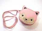 Sac bandoulière enfant - Gaspard le chaton Rose - Yuko B.