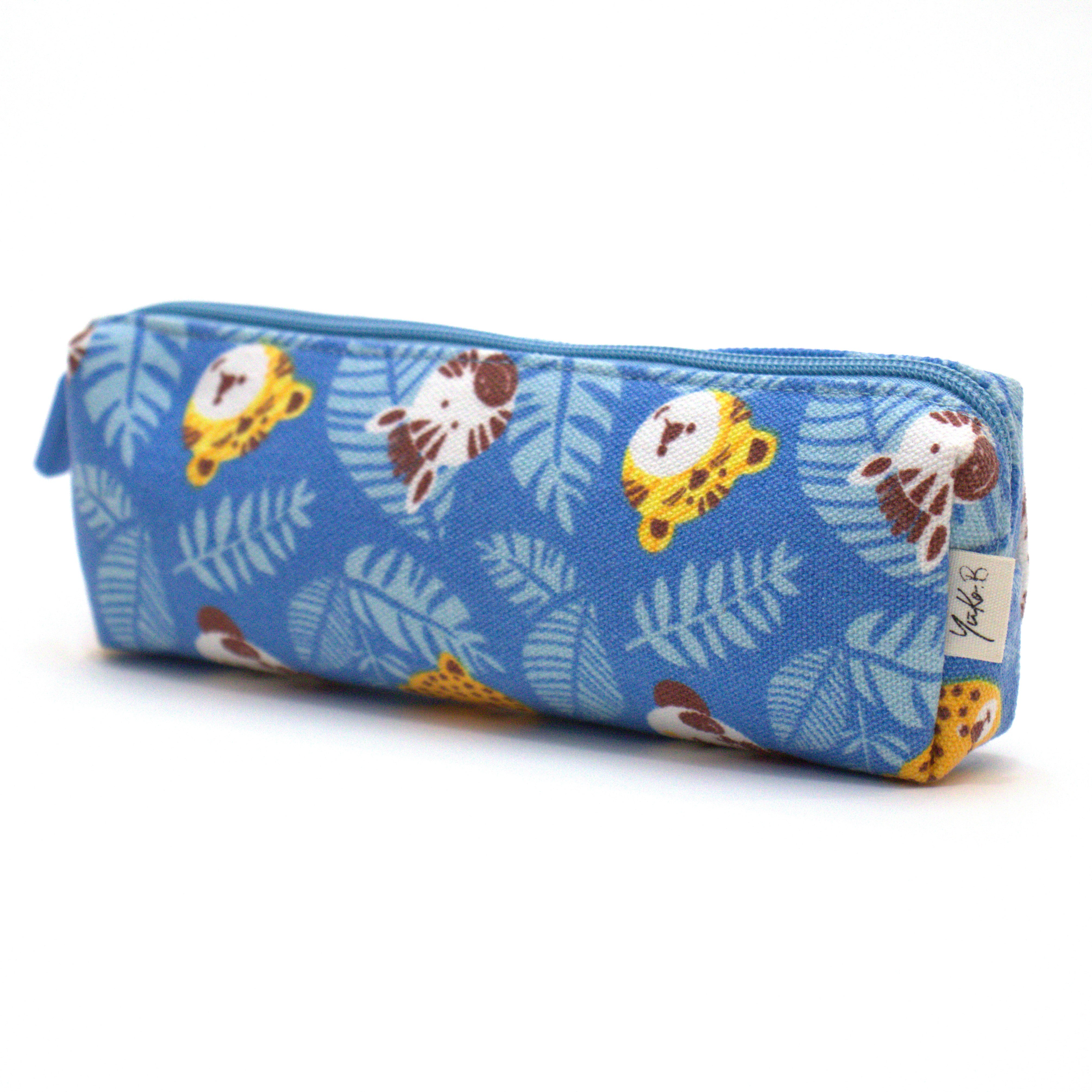 Trousse bleue - Gamme Jungle Carnival - Bleu - Yuko B.