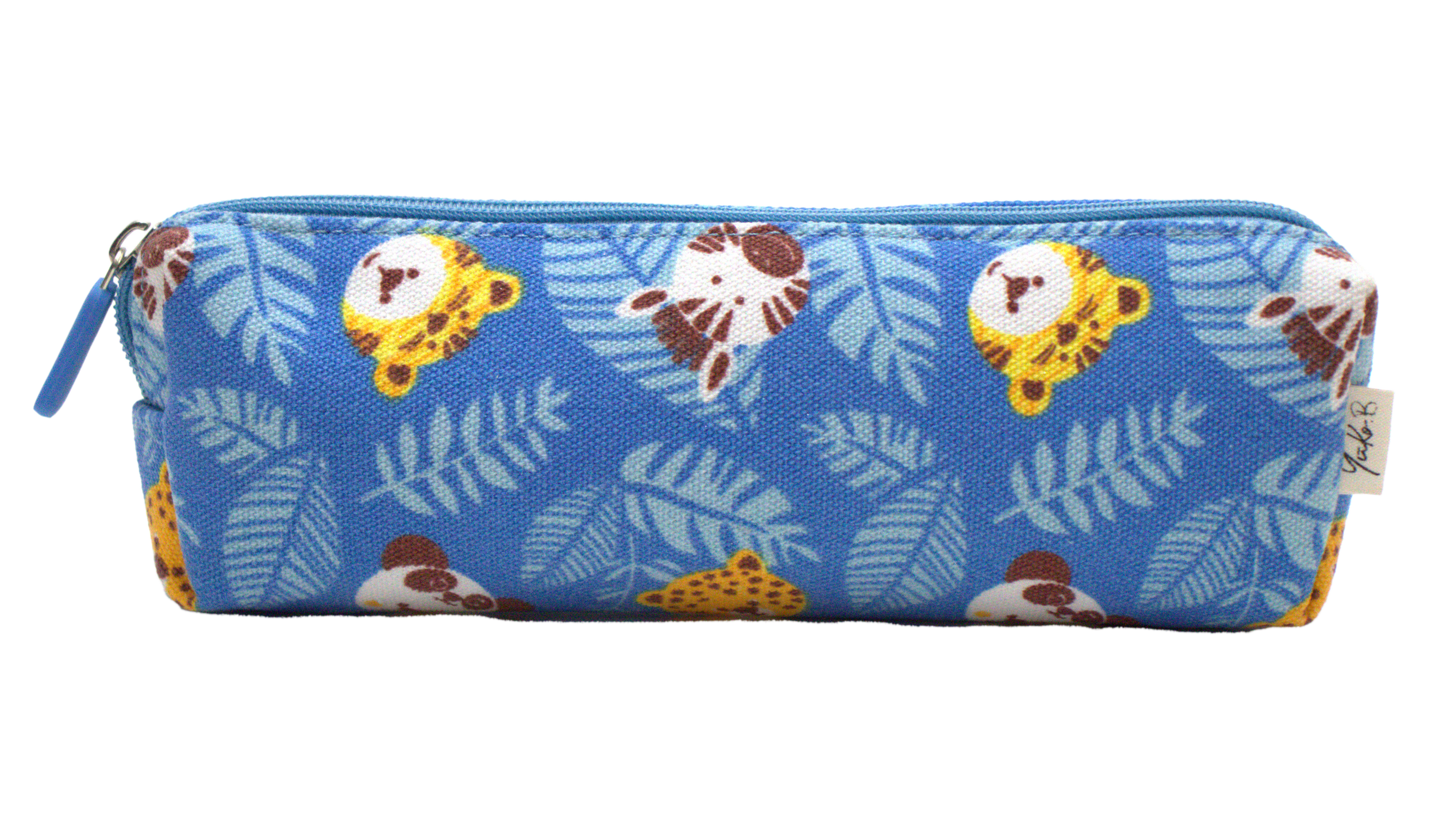 Trousse bleue - Gamme Jungle Carnival - Bleu - Yuko B.