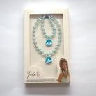 Coffret Zoa Tresor Bleu - Parure Collier + bracelet - Yuko B.