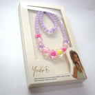 Coffret Etoiles Parmes - Parure Collier + bracelet - Yuko B.