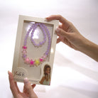 Coffret Etoiles Parmes - Parure Collier + bracelet - Yuko B.