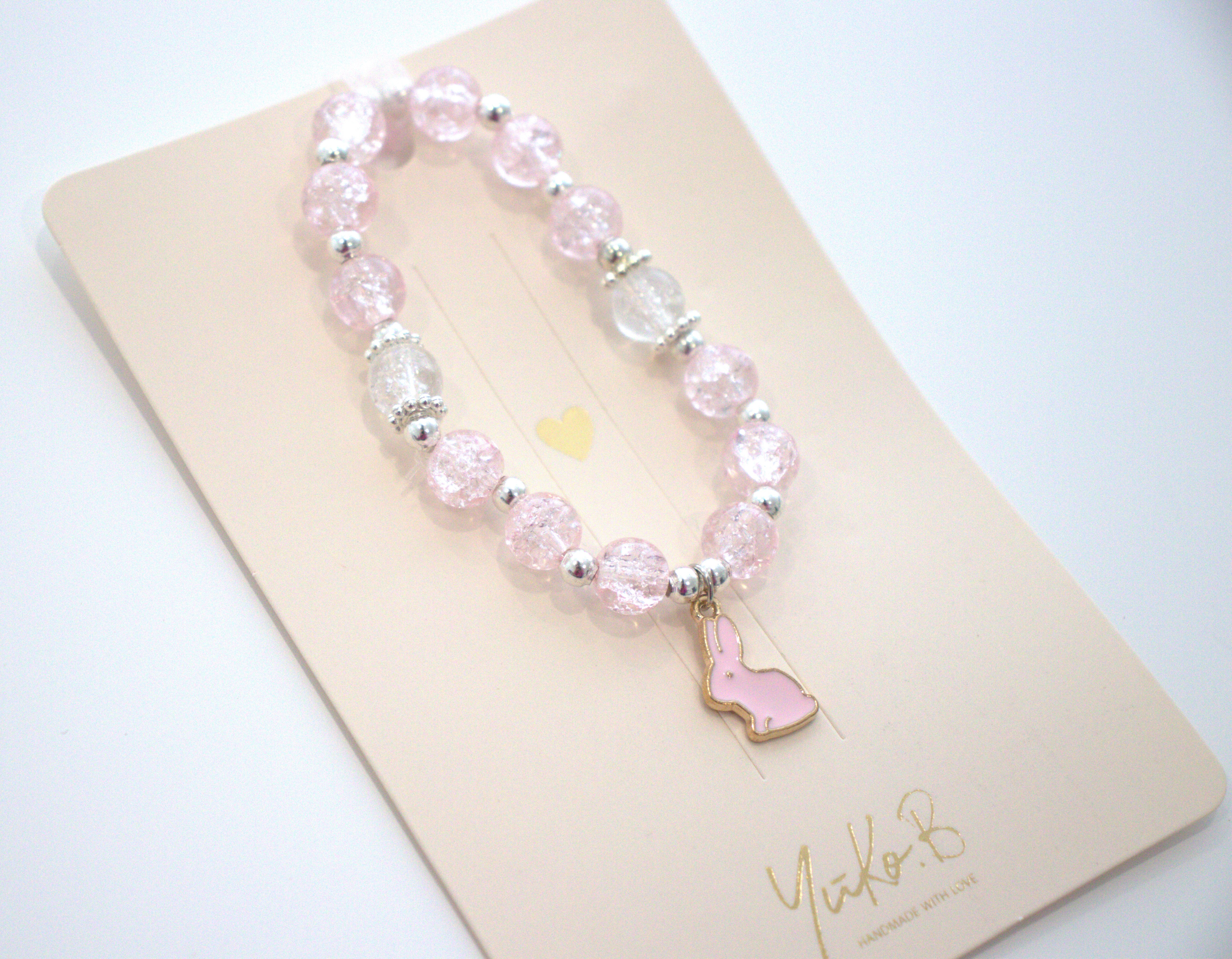 Bracelet de perles - Lapin - Yuko B.