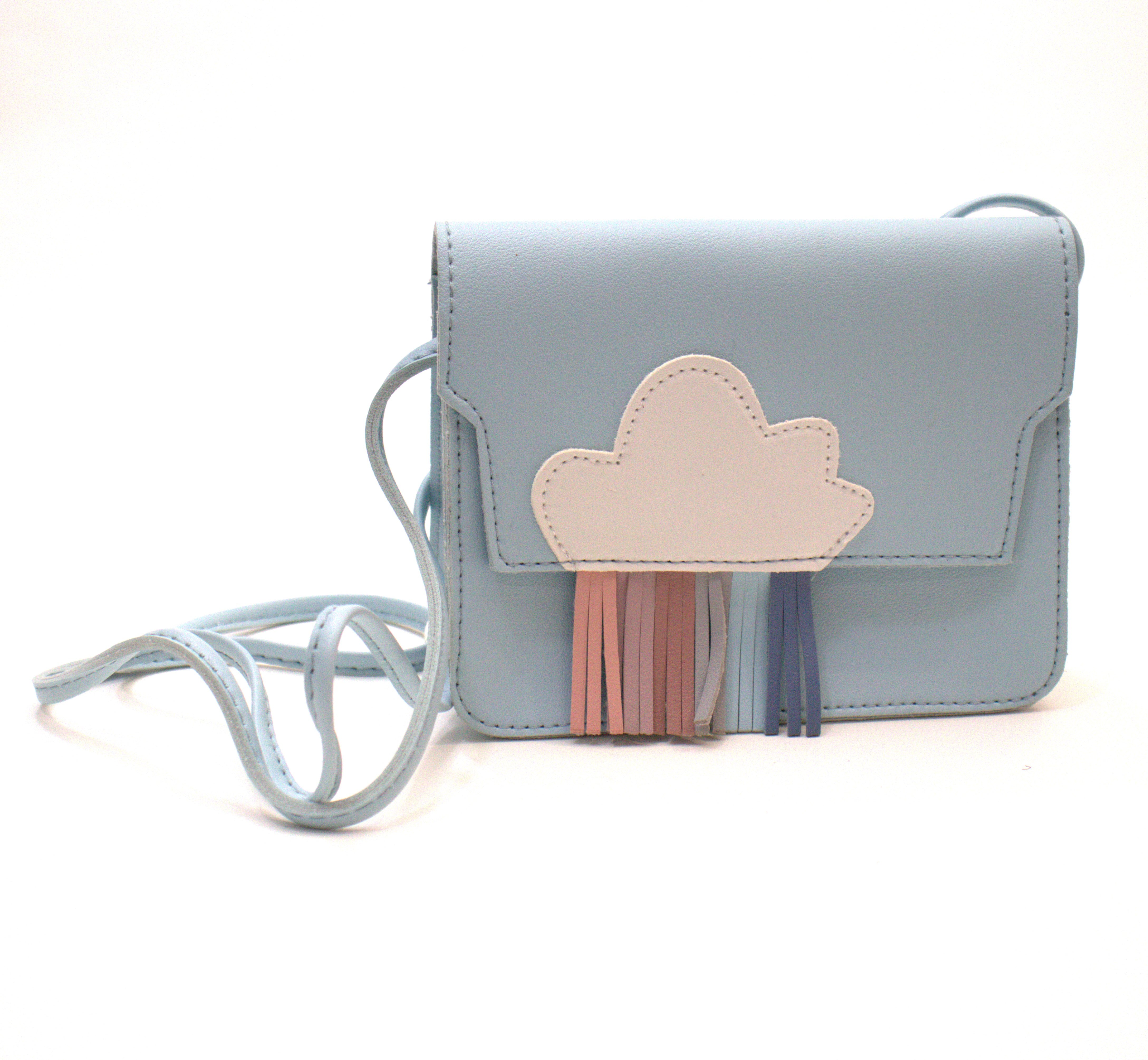 Sac bandoulière enfant - Rainbow Bleu - Yuko B.