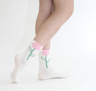 Chaussettes en Coton doux - Rose - Yuko B.