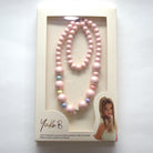 Coffret - Tara rose - Parure Collier + bracelet - Yuko B.