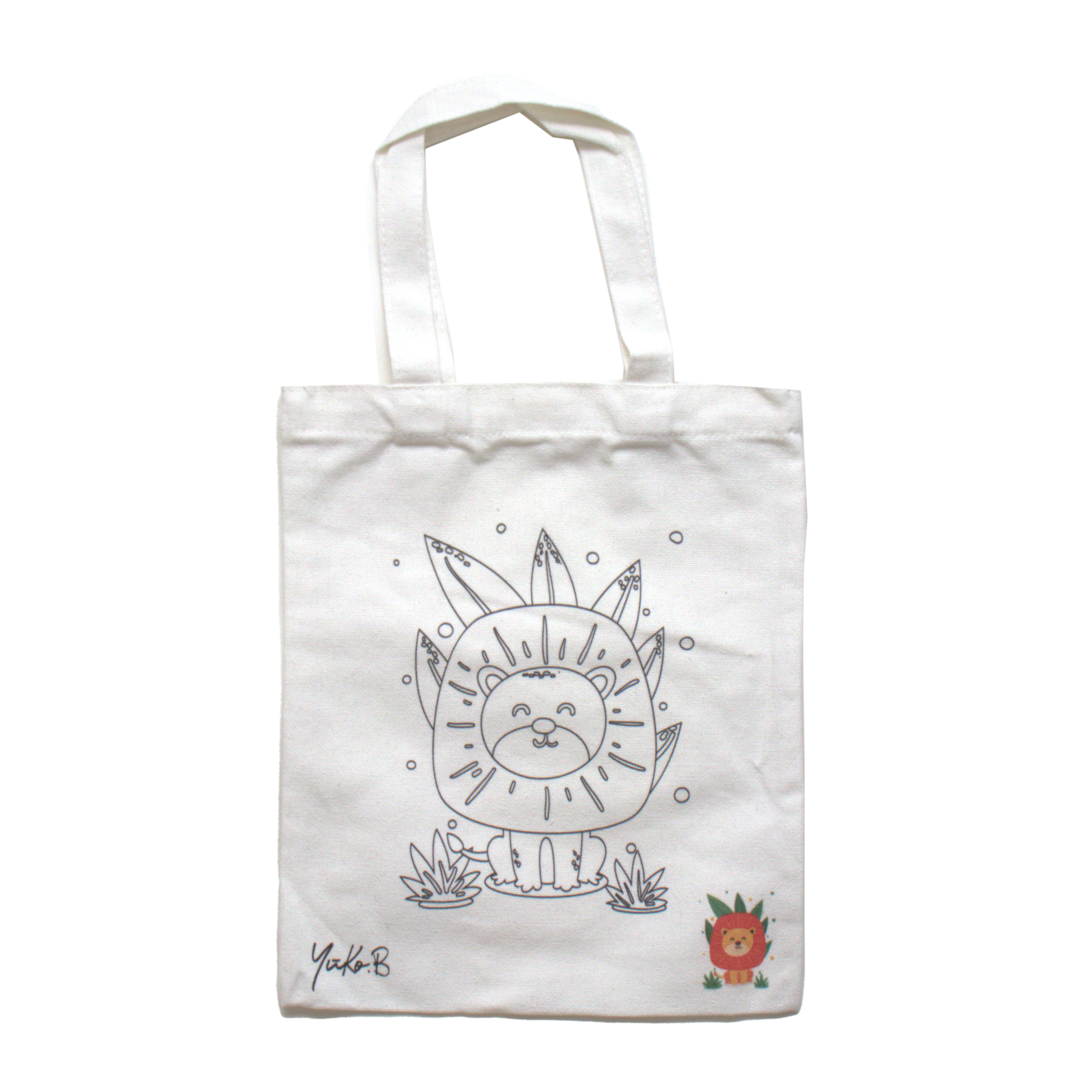 Totebag à peindre - Lion - Kits de loisirs créatifs - Yuko B.