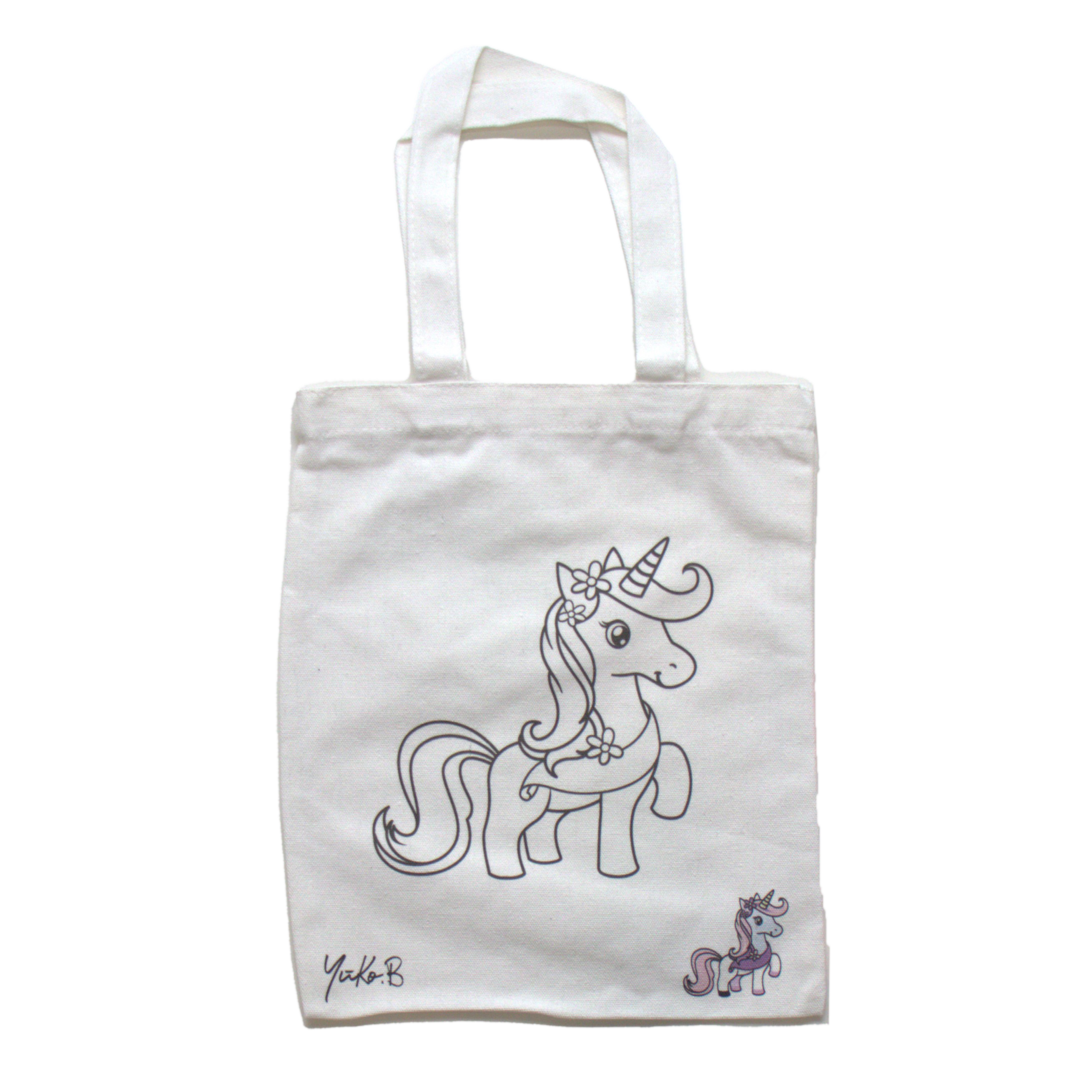 Totebag à peindre - Licorne - Kits de loisirs créatifs - Yuko B.