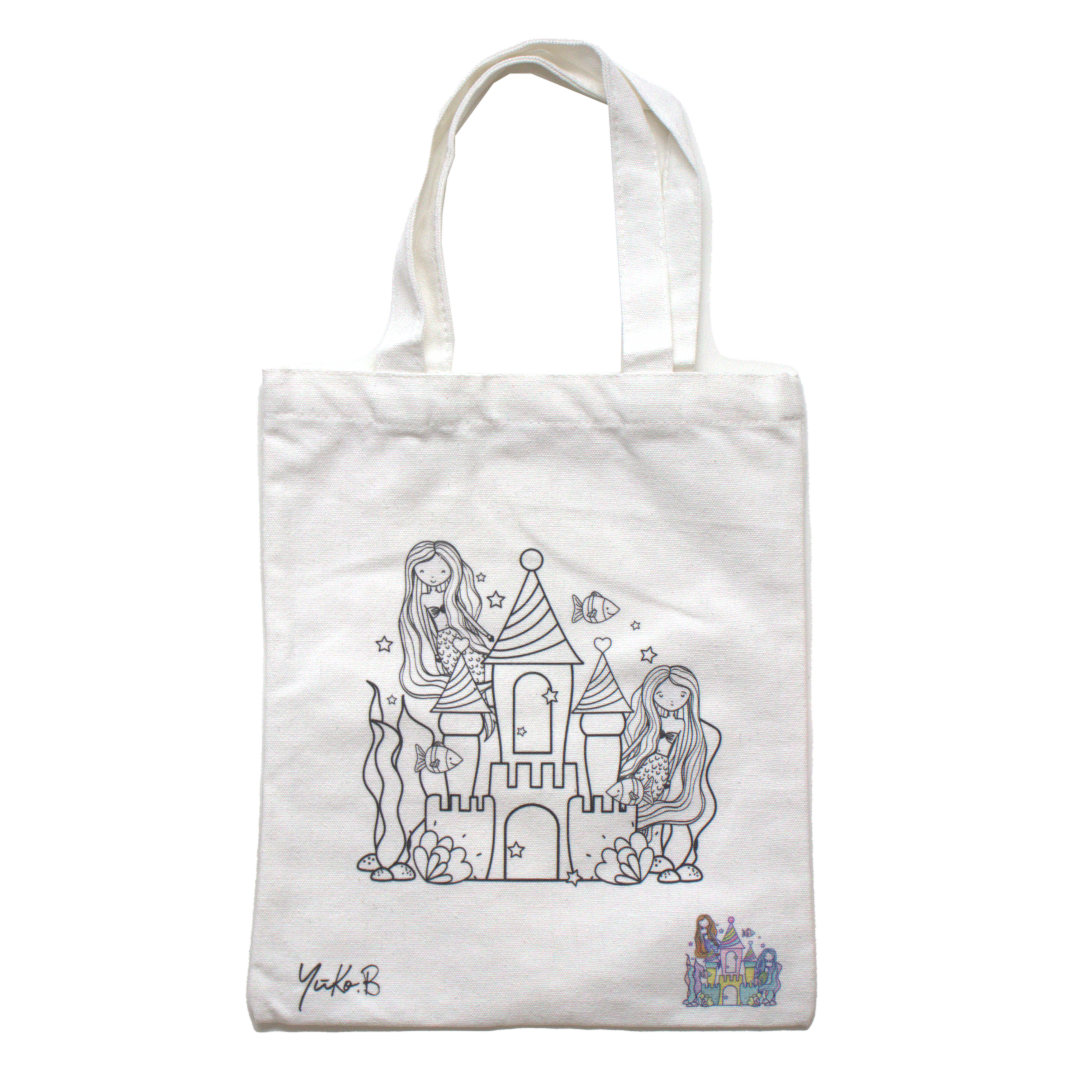 Totebag à peindre - Sirènes - Kits de loisirs créatifs - Yuko B.