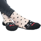 Chaussettes en voile transparent resistant - Chaton - Be a Cat - White — Yuko B.