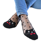 Chaussettes en voile résistant - Be a Cat - Black — Yuko B.