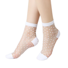 Chaussettes en voile resistant - Be Plumeti - White — Yuko B.