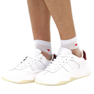 Chaussettes en voile resistant - Be my Valentine - White vue de face — Yuko B.