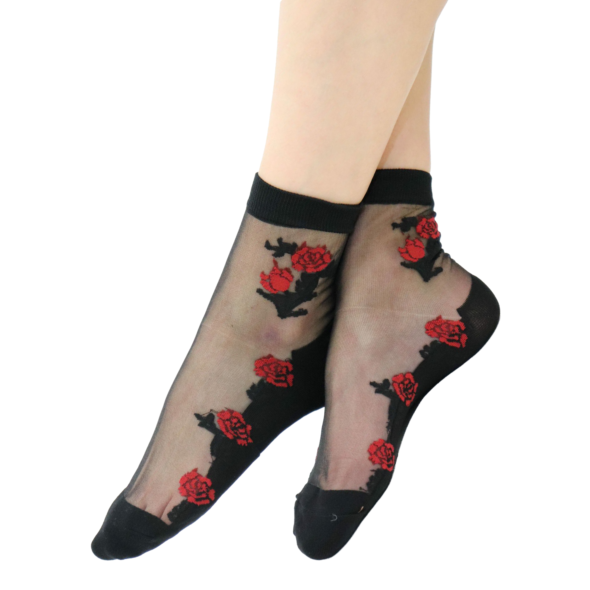 Chaussettes en voile resistant - Camélia — Yuko B.