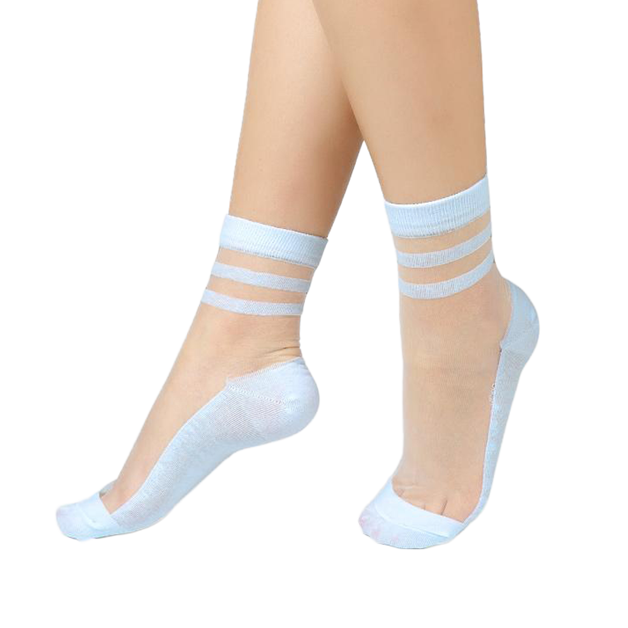 Chaussettes Nina - Ocean - Mint — Yuko B.