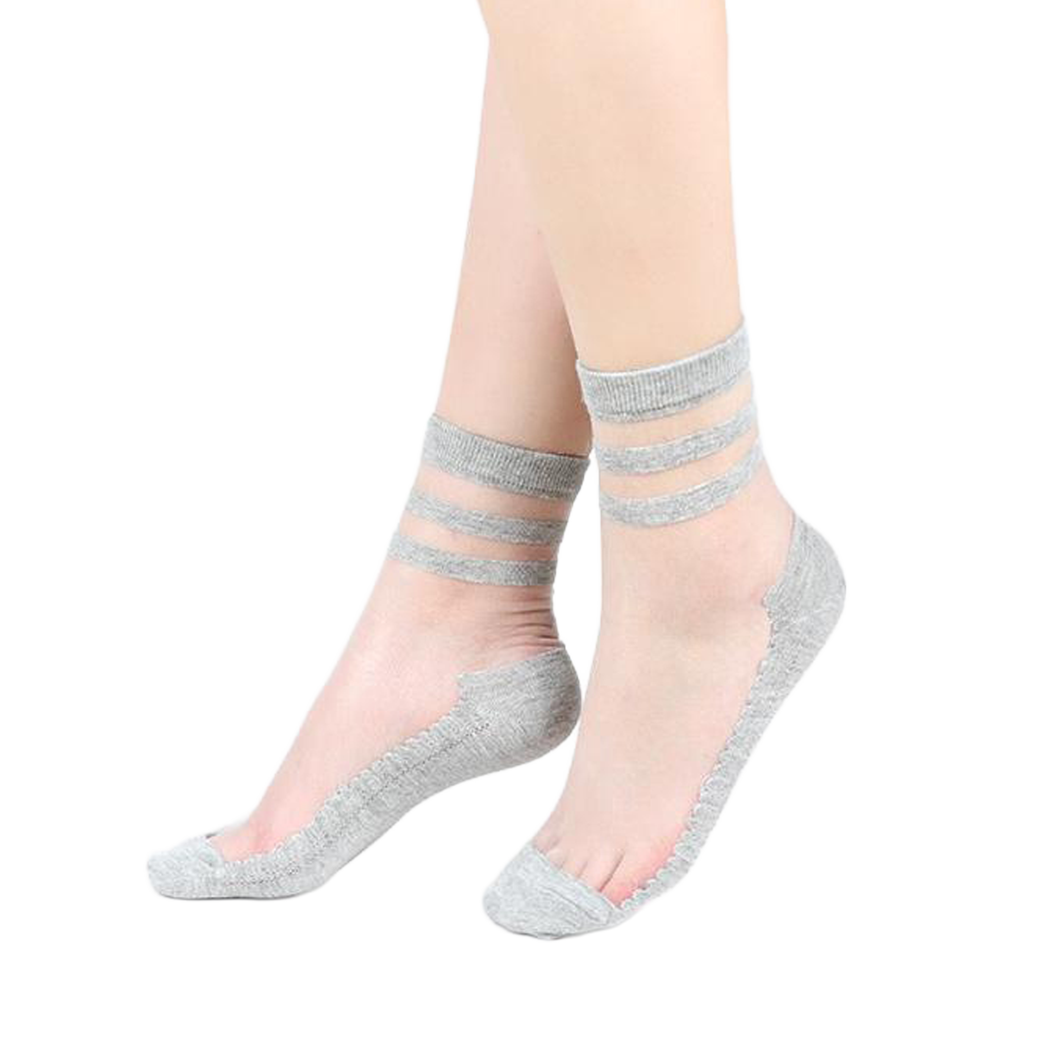 Chaussettes Nina - Grey — Yuko B.