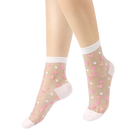 Tina, la chaussette aux coeurs roses et blancs — Yuko B.