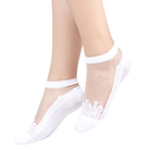 Socquettes en voile et coton résistants DIVA - Blanc — Yuko B.