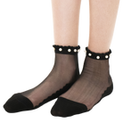 Perla - La chaussette en voile resistant ornée de perles délicates — Yuko B.